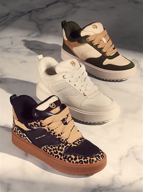 michael kors rumi sneaker|Rumi Animal Print Calf Hair Platform Sneaker .